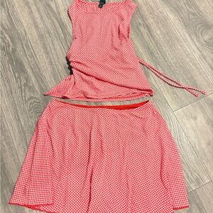 Wild Fable Red Gingham Set